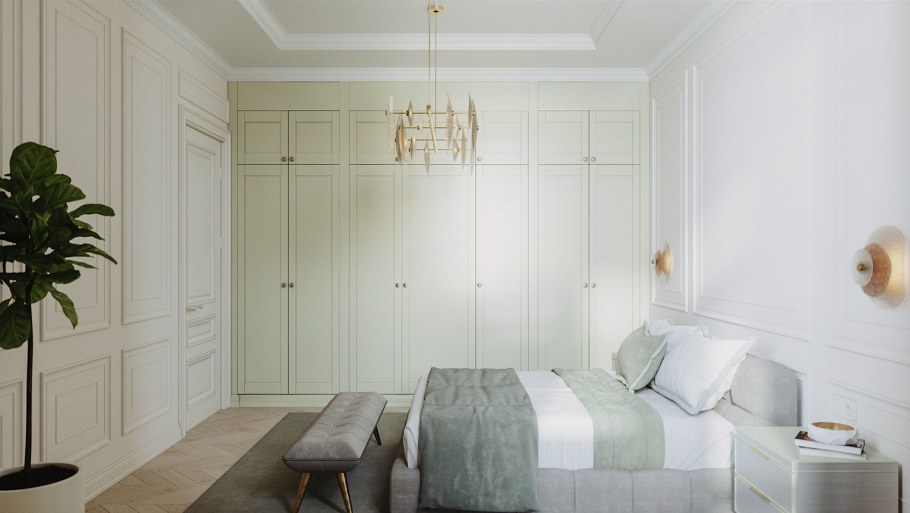 Встроенные шкафы в гостиную