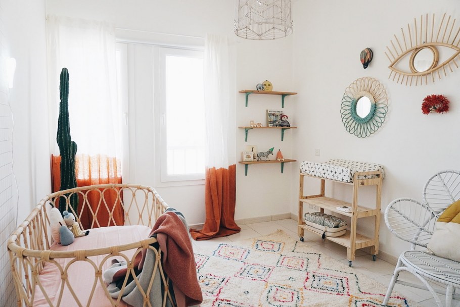 Детская бохо интерьер