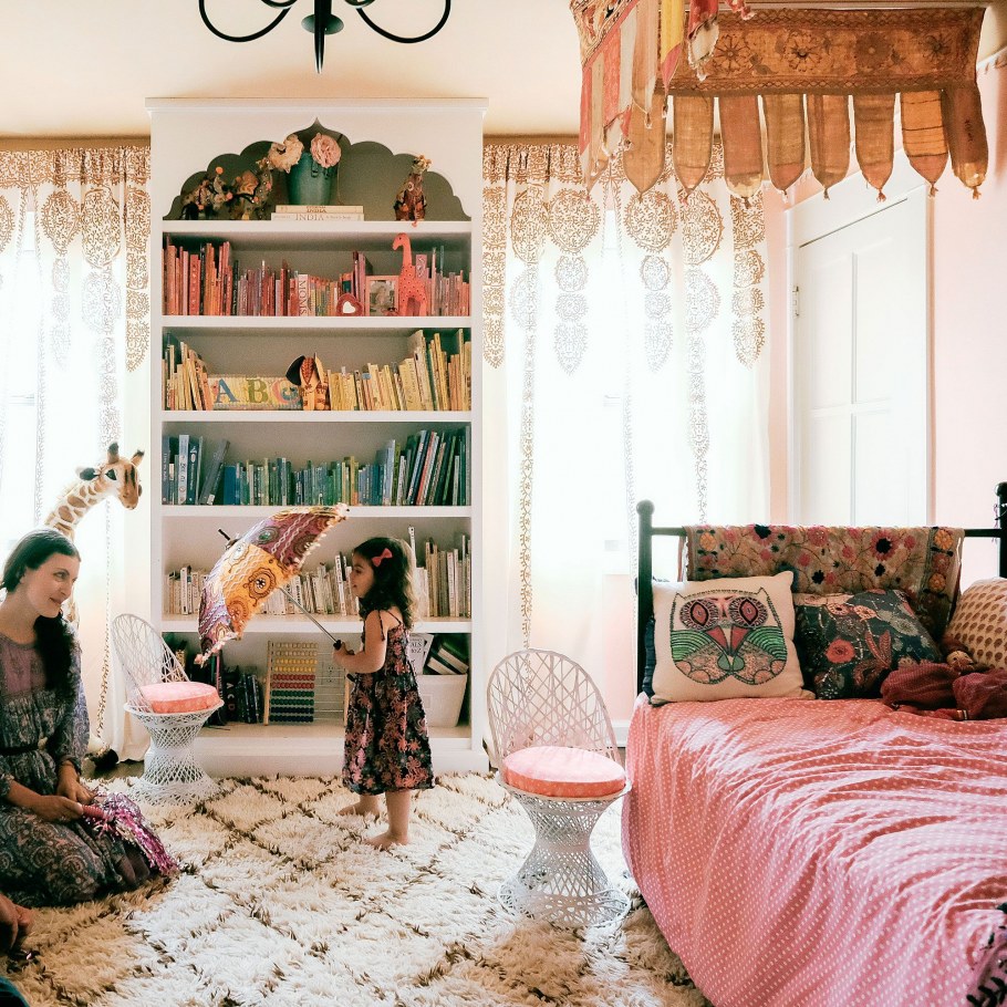 Детская кровать в стиле бохо