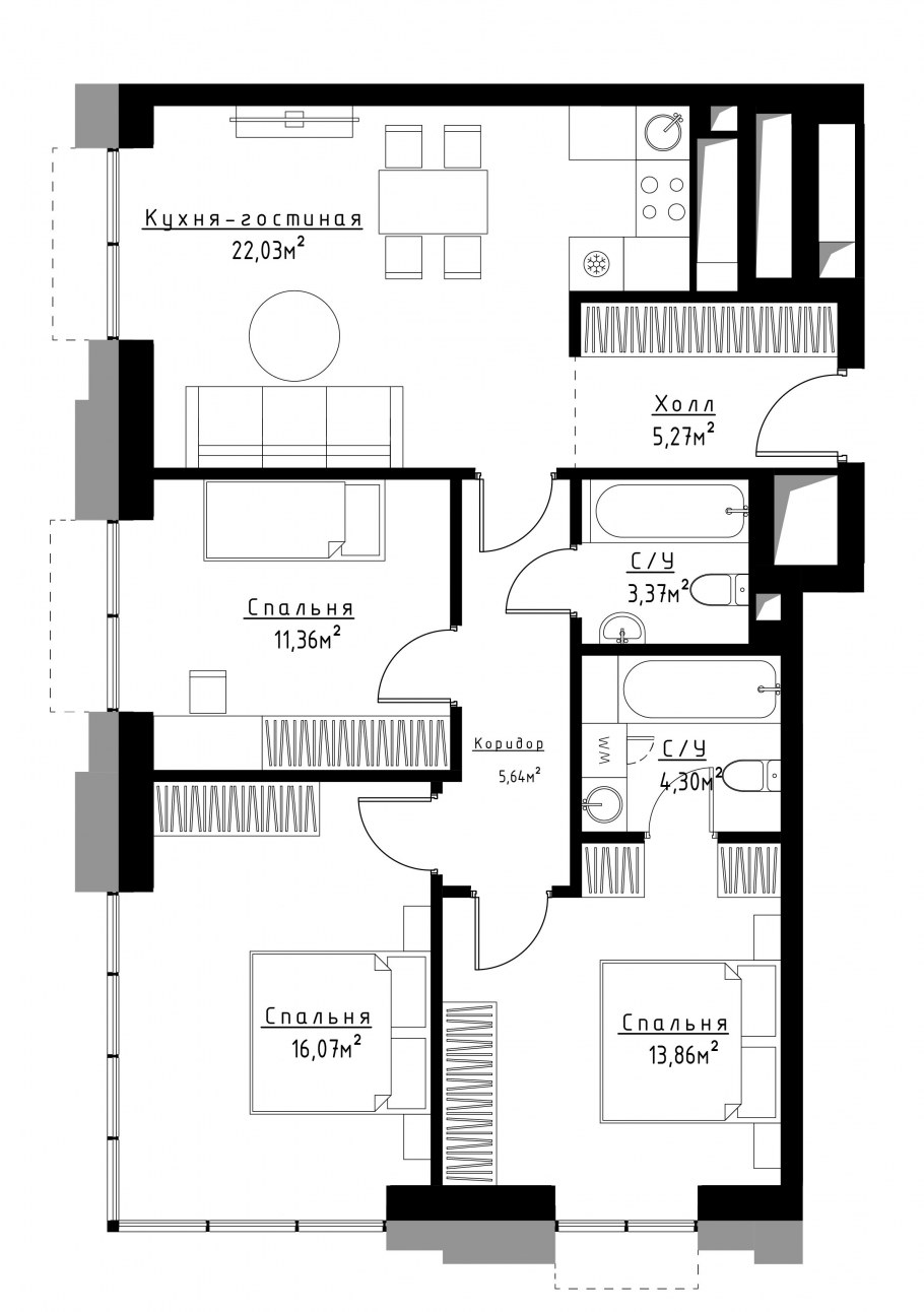 ЖК метрополия 3 очередь