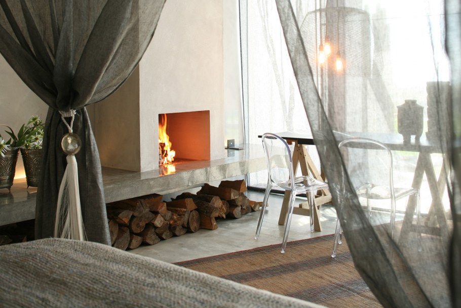 Кровать на кухне в стиле хюгге