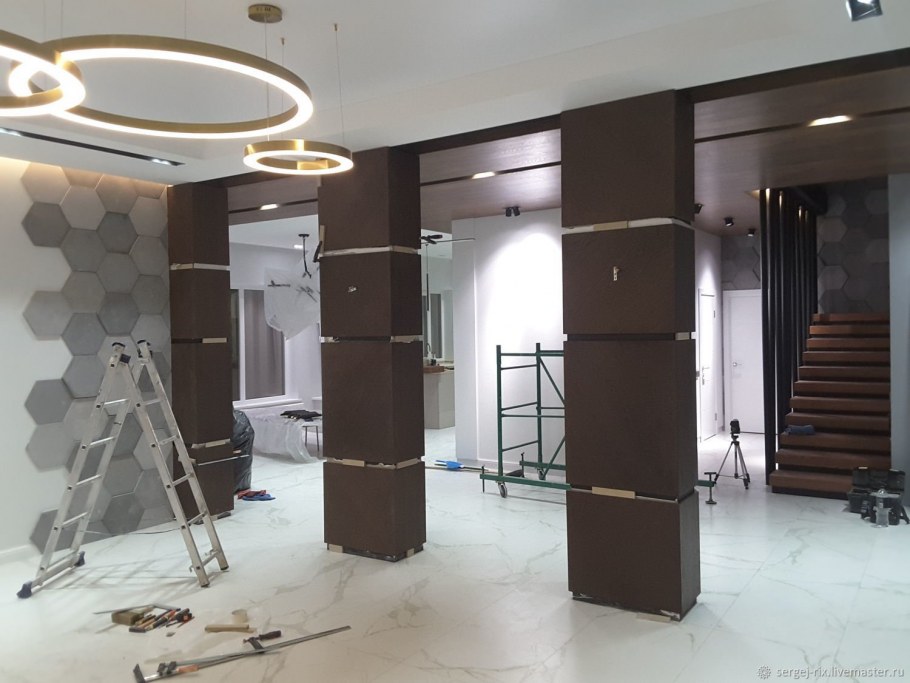 Отделка колонн