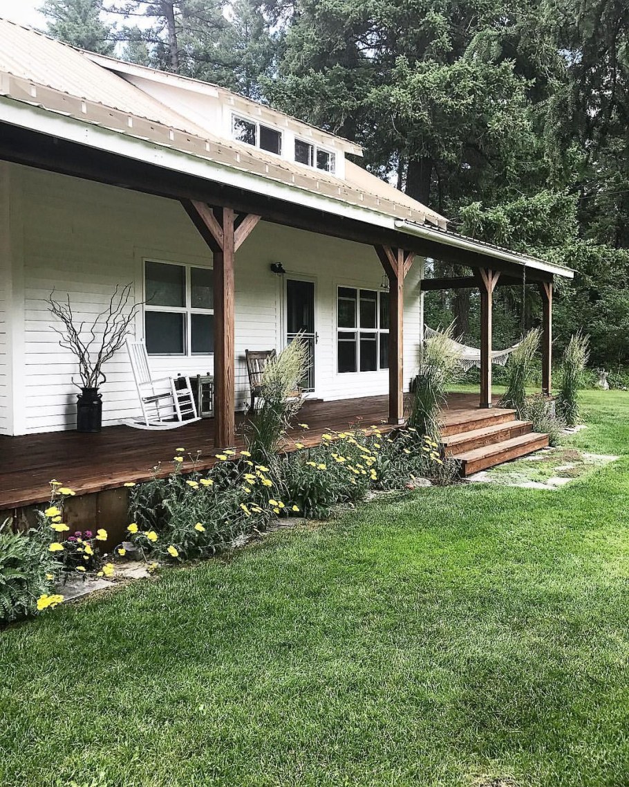 Угловые открытые террасы