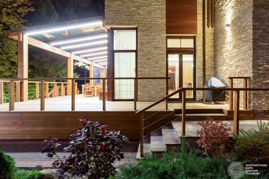 Подсветка террасы