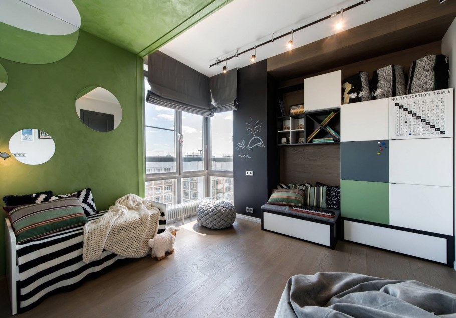 Детская комната с панорамным окном