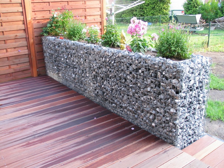 Разрушение габионов