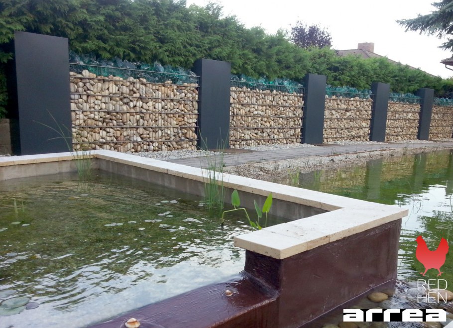 Габионы и лоза