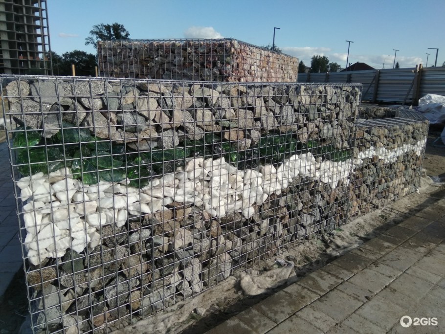 Габион цоколь