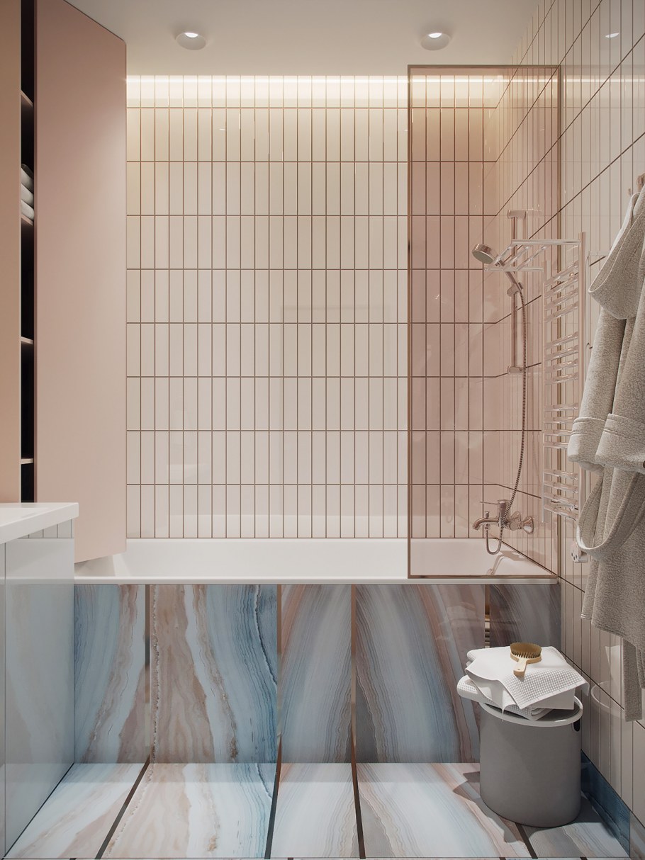 Ванная со шторкой