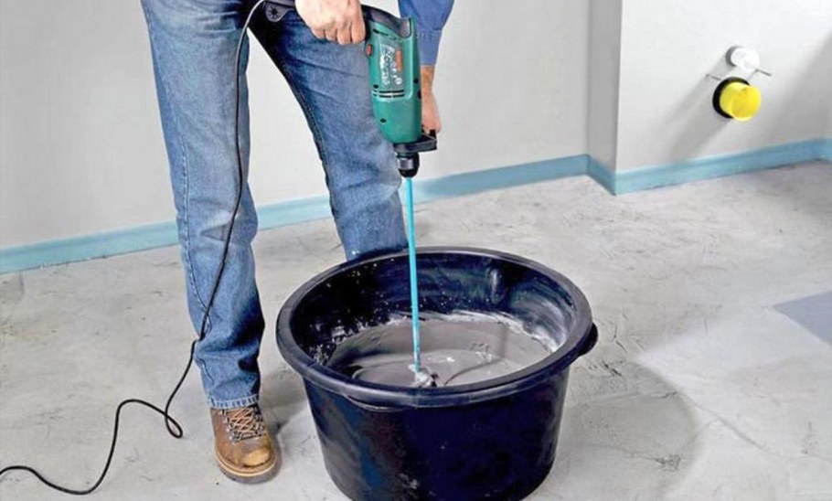 Обеспыливание бетонного пола полимер