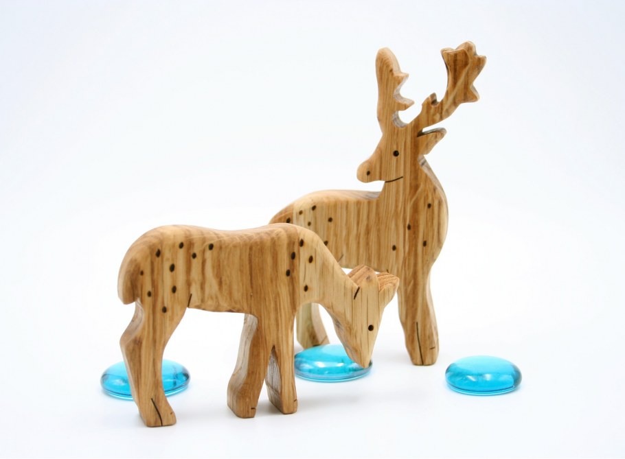 Фигуры на новый год из дерева