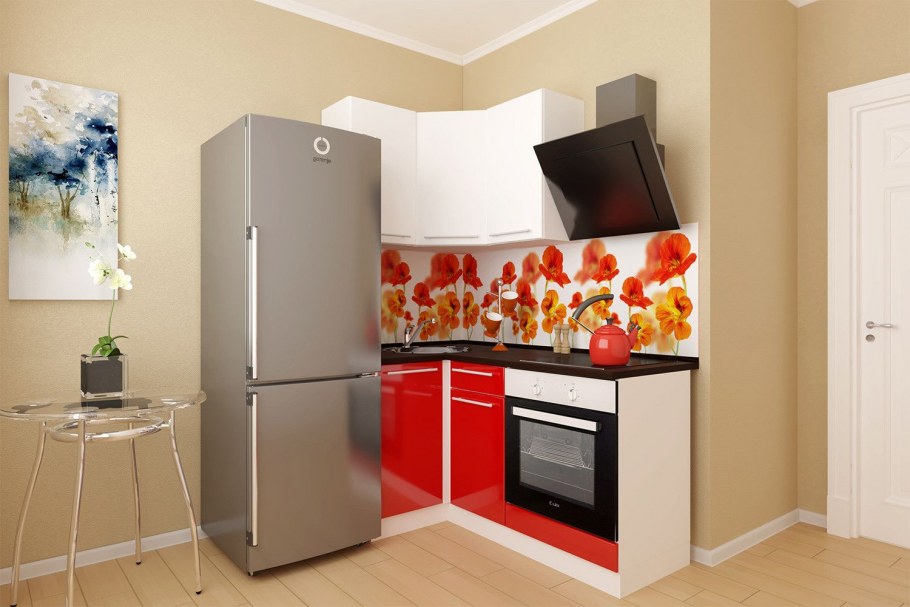 Кухня в хрущевке 5 кв м Лорето