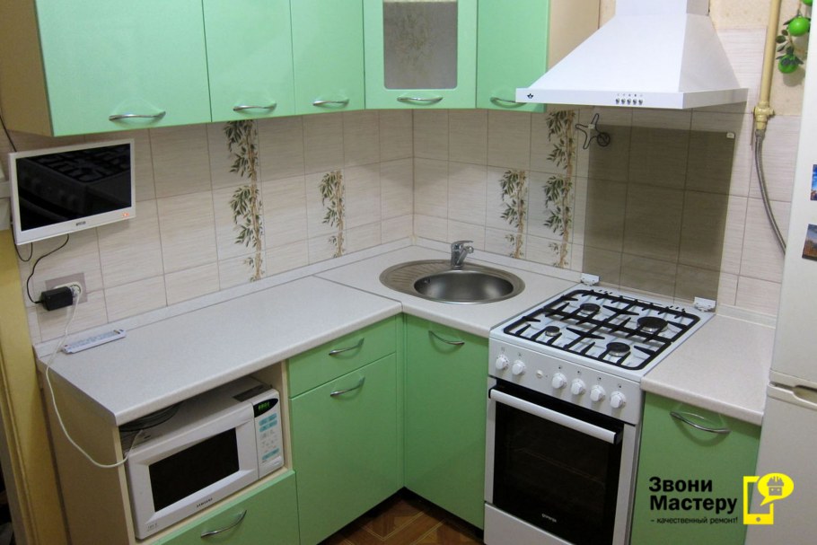 Кухня в хрущевке 5 кв м Лорето