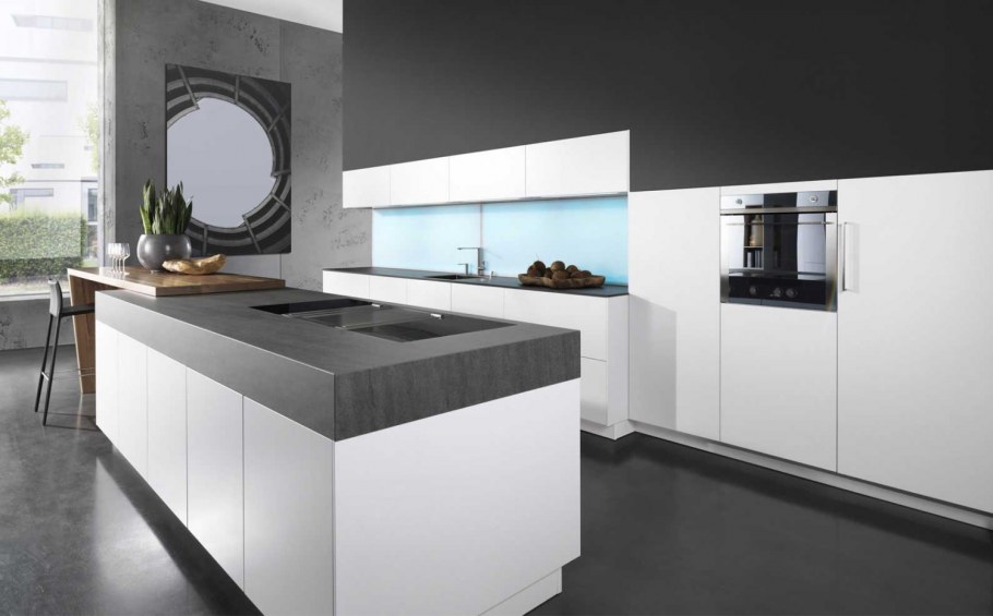 Кухня-гостиная в стиле Баухауз