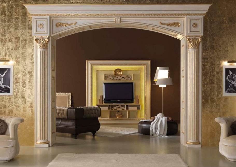 Гостиная с аркой