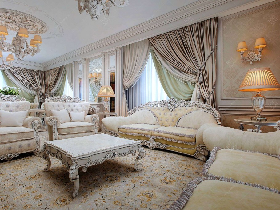 Фальш колонны в интерьере