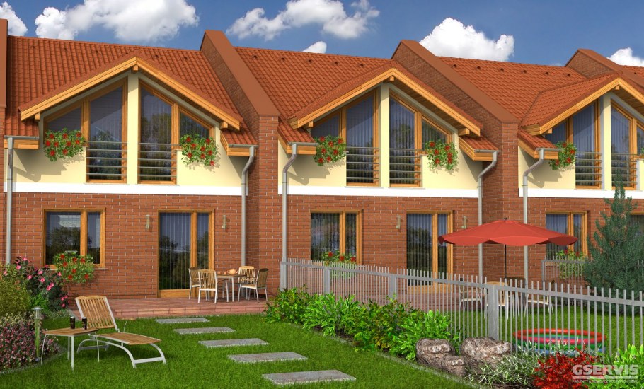 Таунхаус на три семьи