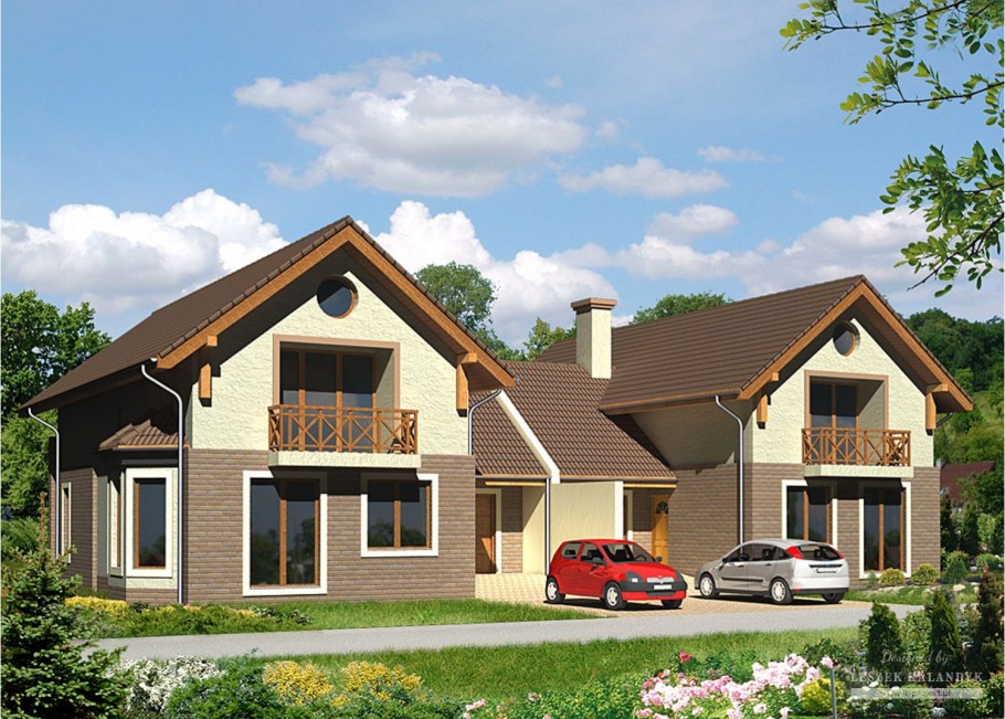 Каркасный дуплекс 160 м2