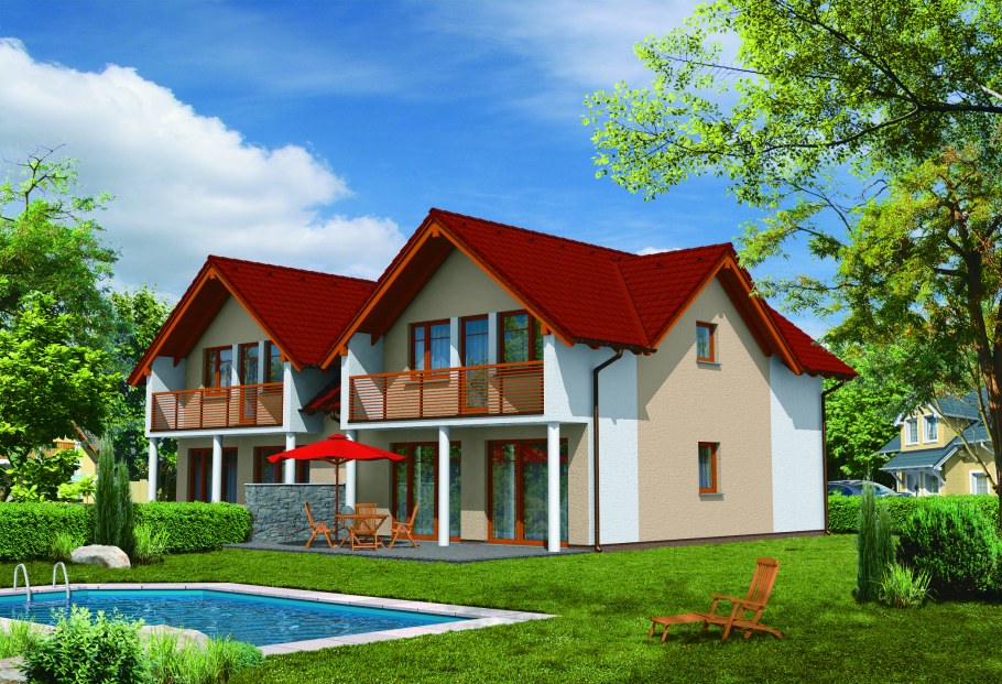 Небольшой дом на 2 семьи