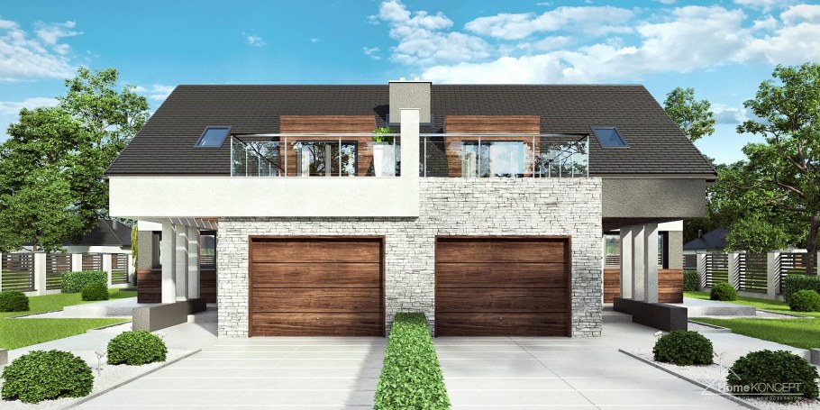 Дуплекс дом проекты z500