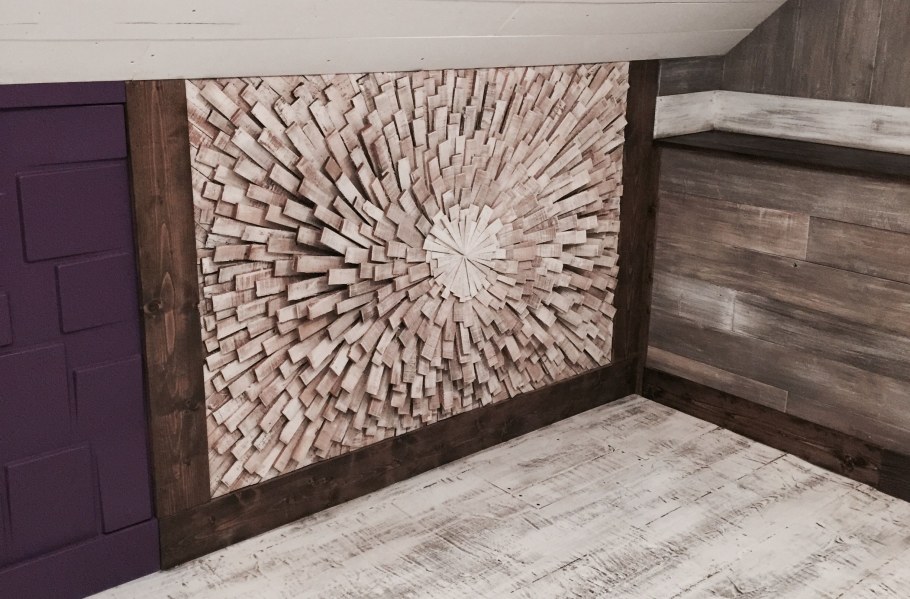 Ламинат панно на стену