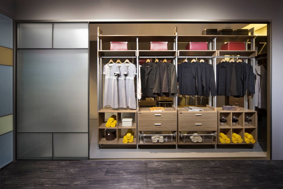 Угловые гардеробные