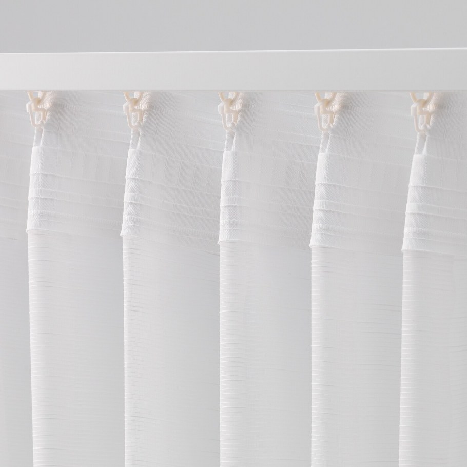 Гертруд гардины, 2 шт., белый, 145x300 см