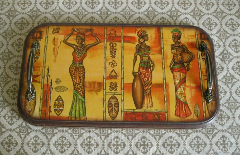 Панно в африканском стиле