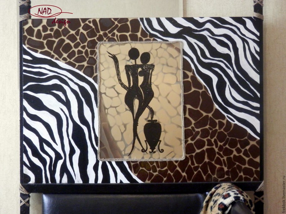 Панно в африканском стиле