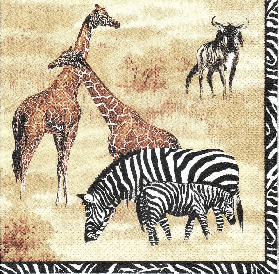 Салфетки для декупажа Африка