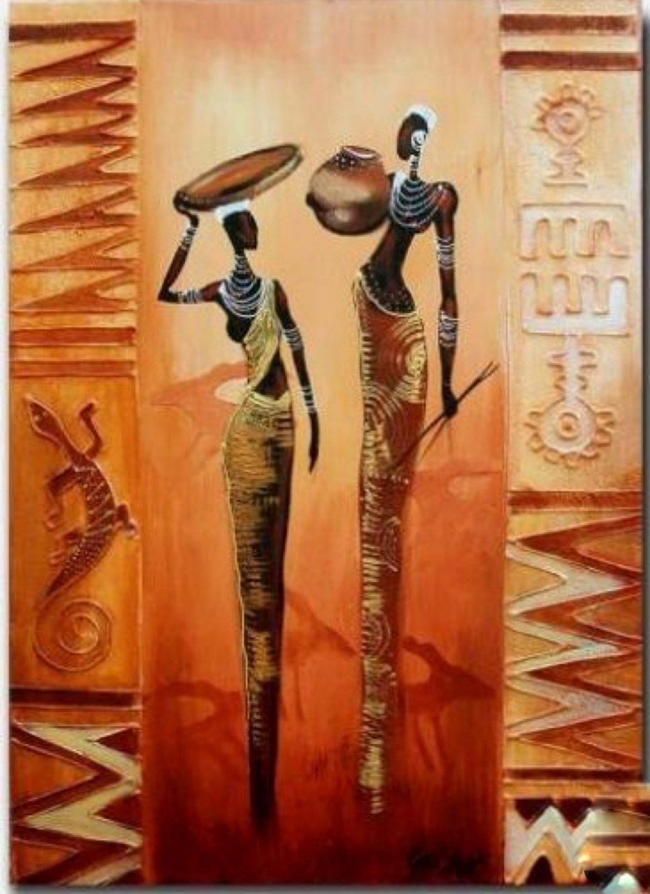 Африканские мотивы для декупажа