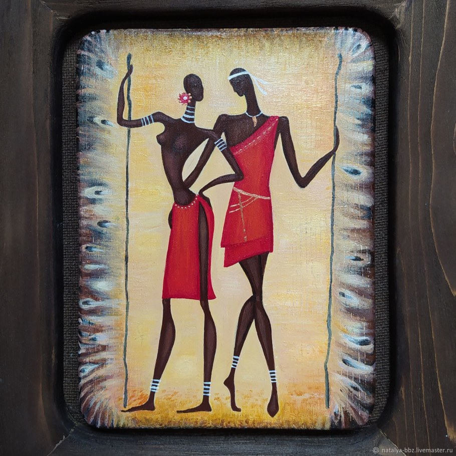 Тарелки в африканском стиле