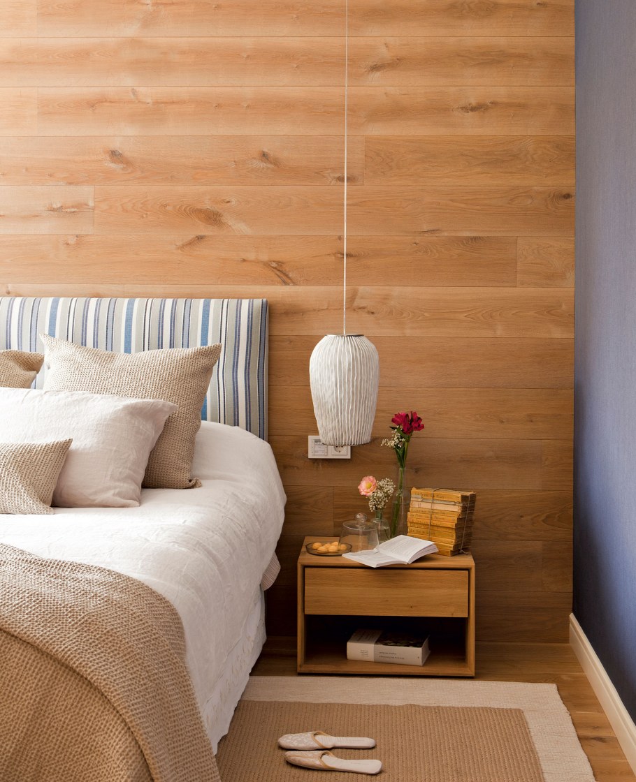 МДФ панели в спальне