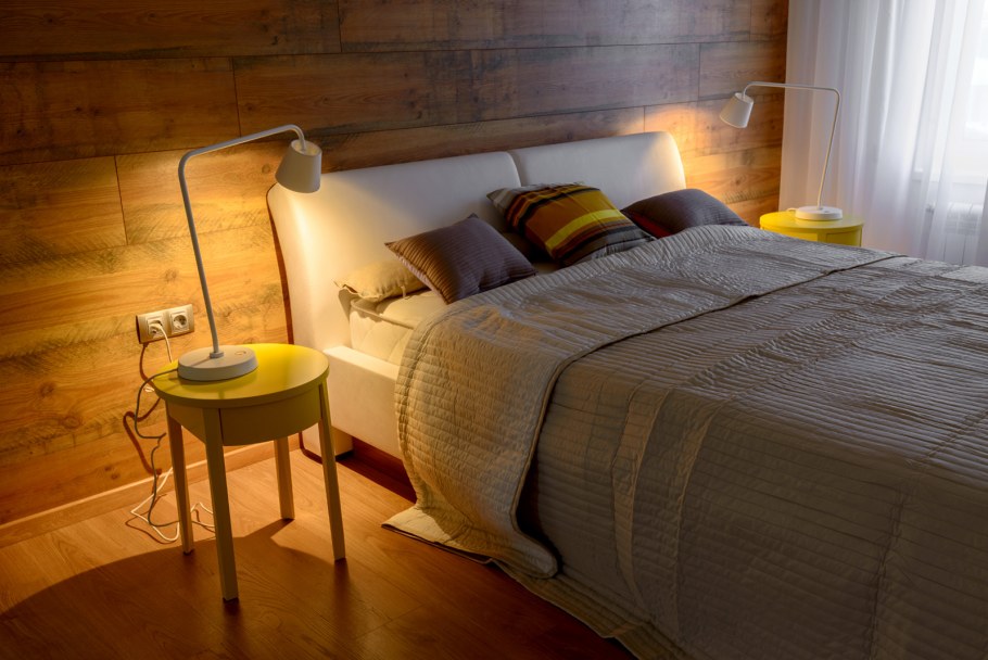 Планкен в спальне