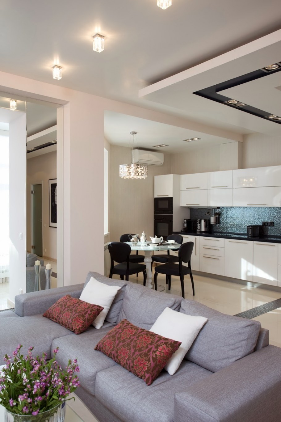 Кухня гостиная 50 кв