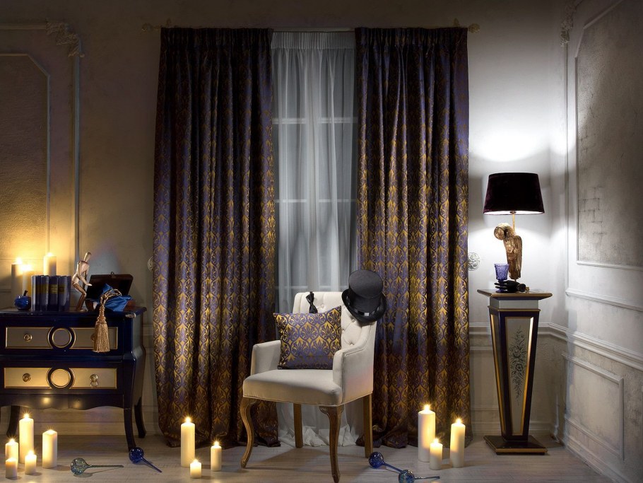 Шикарные шторы в гостиную