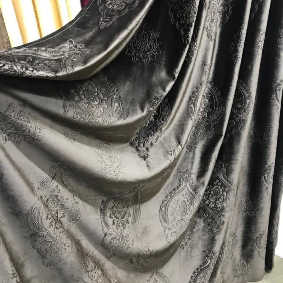 Бархатные шторы в интерьере