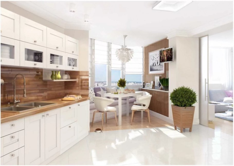 Кухня в стиле Скандинавия