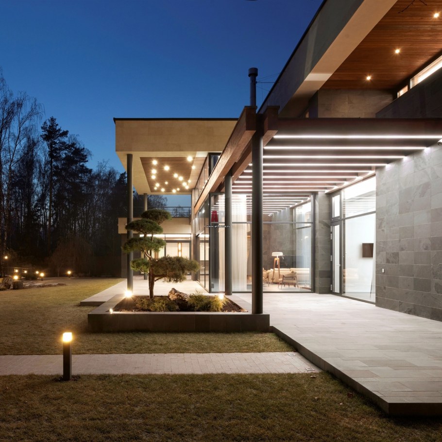 Деревянный дом в стиле Минимализм