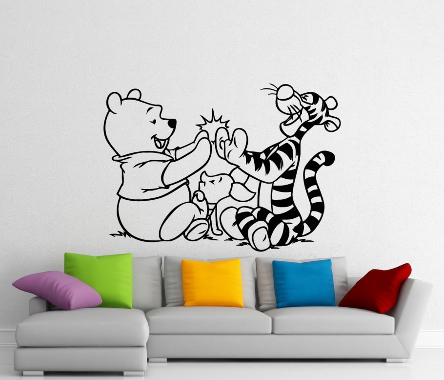 Трафареты для декора стен в детской