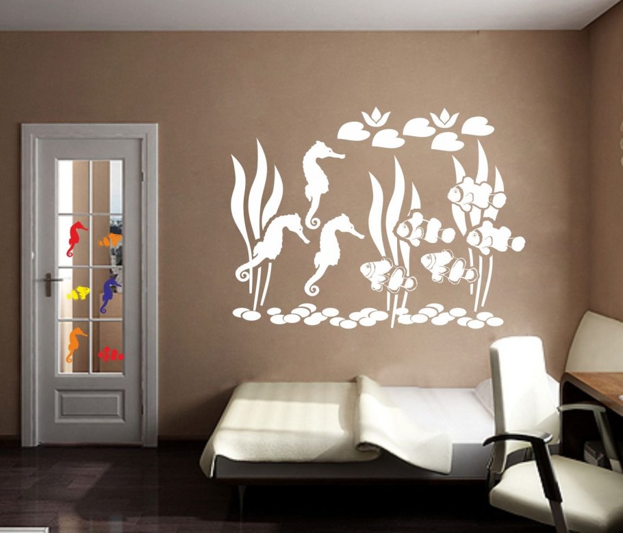 Наклейки для декора стен