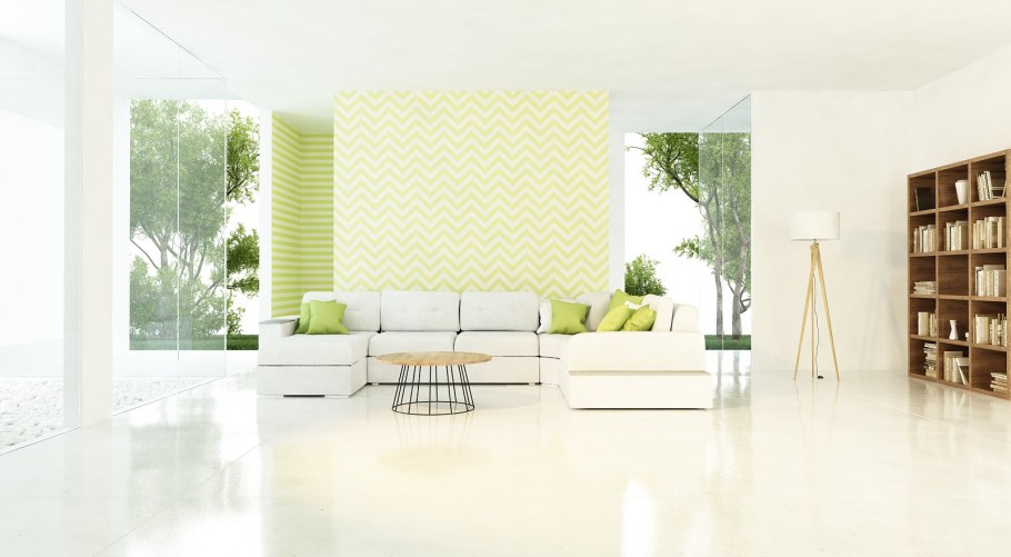 Экостиль в интерьере гостиной