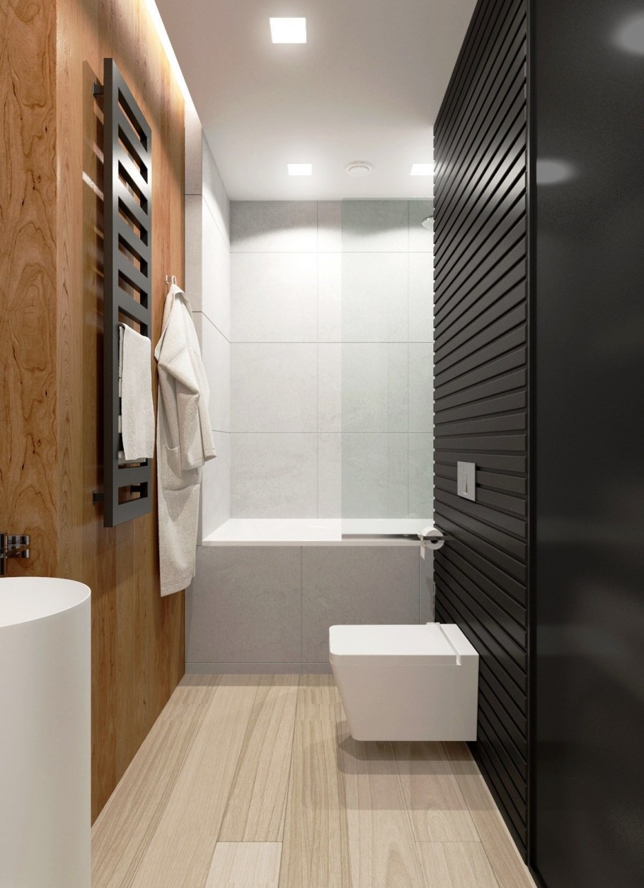 Санузел с душевой бюджетно