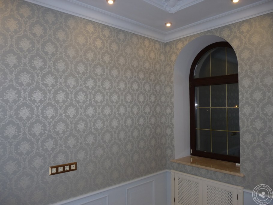 Поклейка обоев