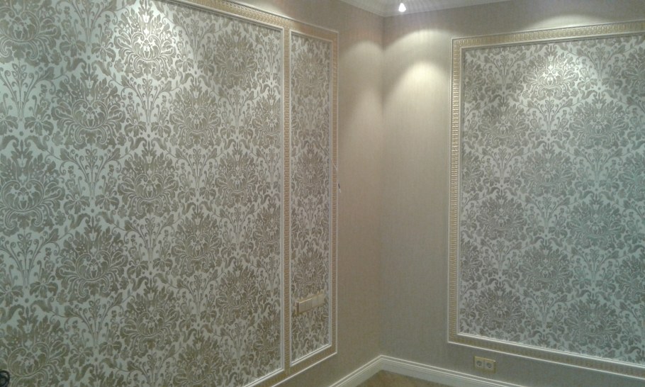 Поклейка обоев