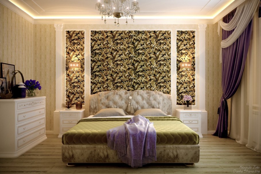 Багет на стену к обоям