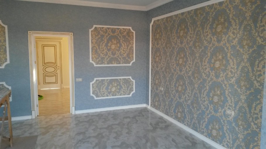 Поклейка обоев