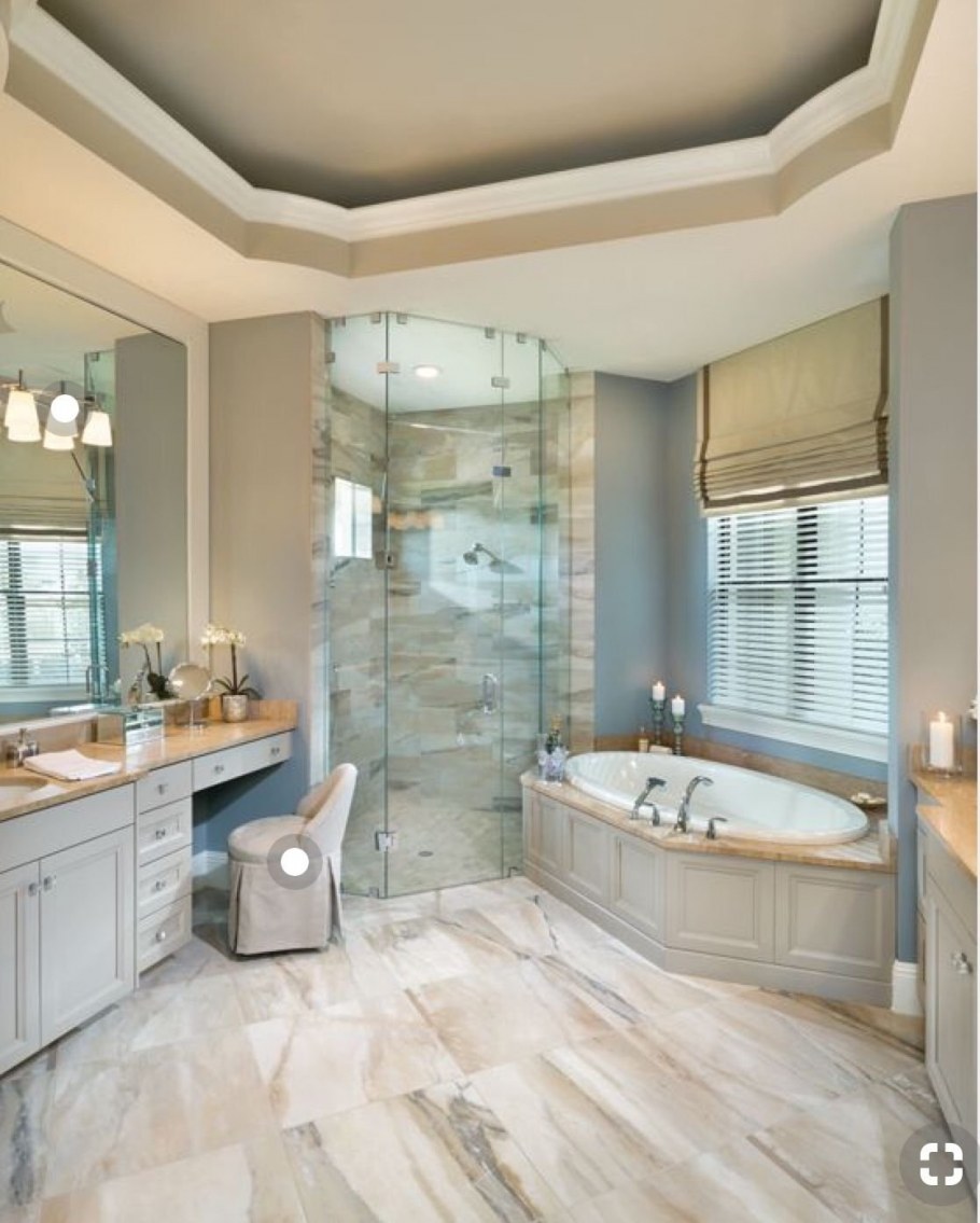 Просторная ванная комната