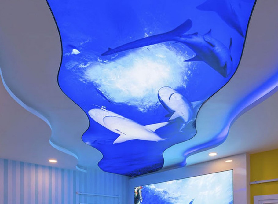 Натяжные потолки коллаж