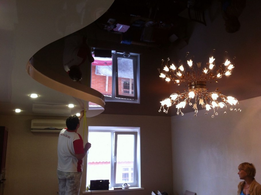 Натяжные потолки готовые решения